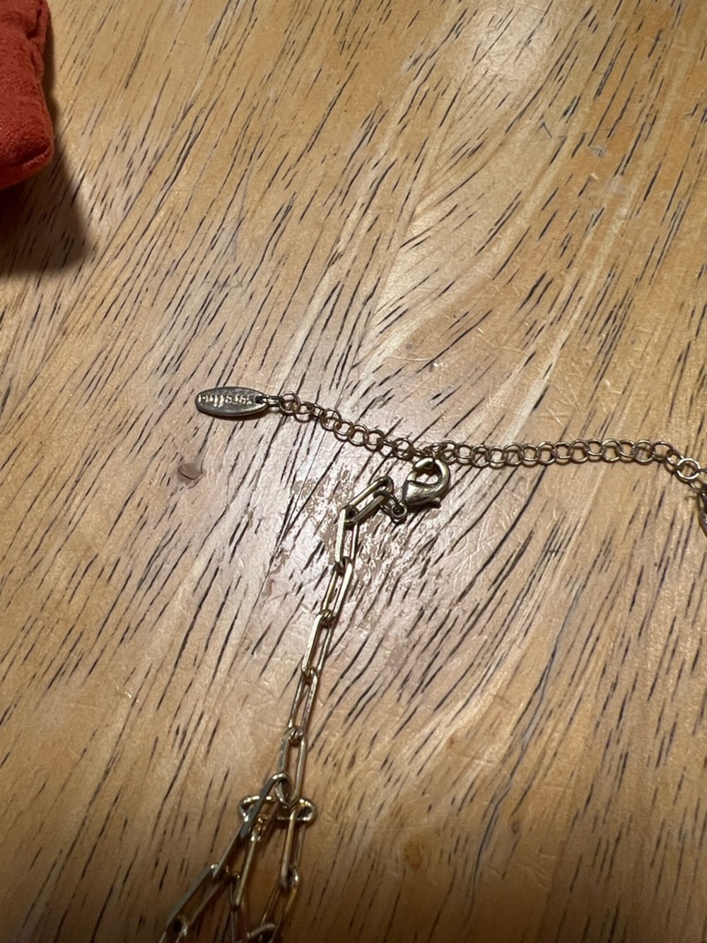 Anthropologie necklace with lobster claw clasp - Picture 4 of 4